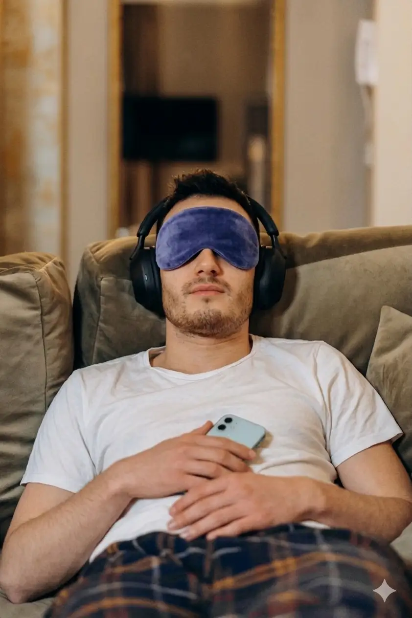 Experiencia sensorial con auriculares