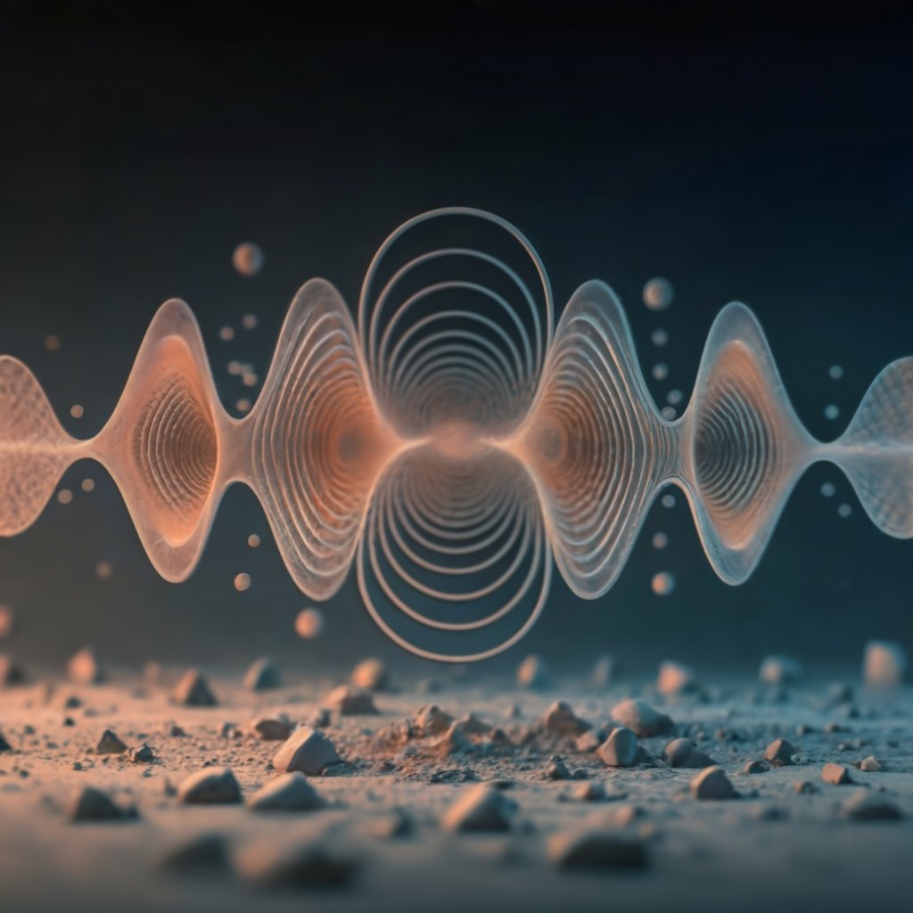 Onda de sonido abstracta
