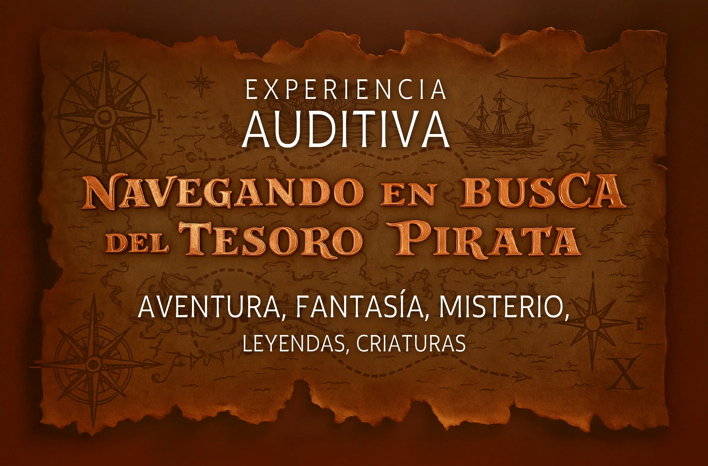 Navegando en Busca del Tesoro Pirata